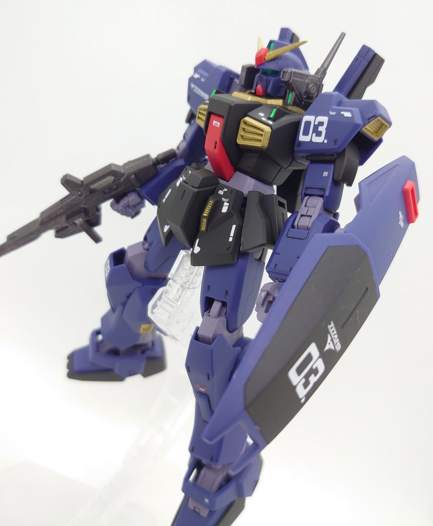 HGUC194 RX-178 ガンダム Mk-Ⅱ (ティターンズ仕様) 『3号機』–2枚目/制作者：早摘みレモン