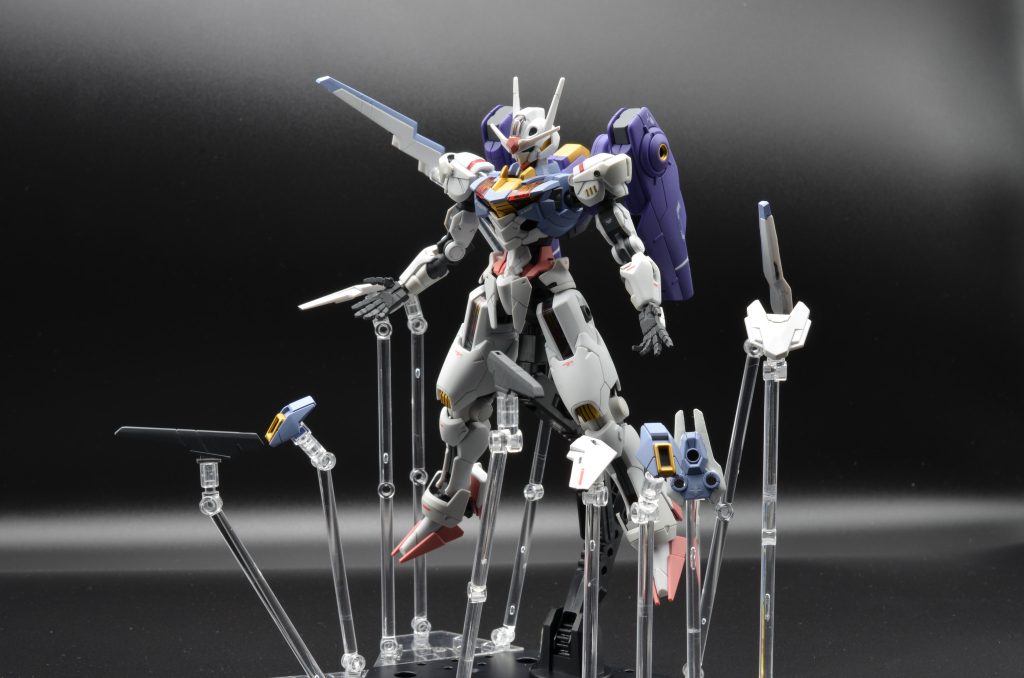 ガンダムエアリアル+フライトユニット–5枚目/制作者：@shun_plastic