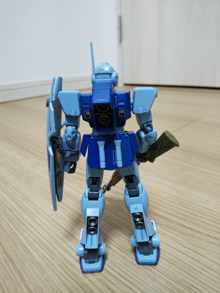 バーニアスラスターはシタデルカラー(BASE)のIRON WARRIORSで。お気に入りの重たいガンメタル色です。似たような色にLEADBELCHERというのもありますが、それよりも重めの色です。