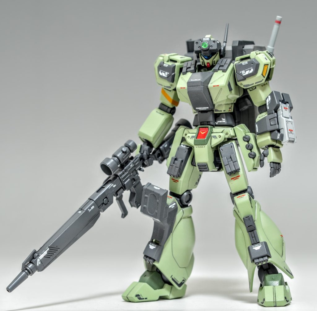 地球連邦地上軍に配備されたジェガンD型の陸戦狙撃仕様。