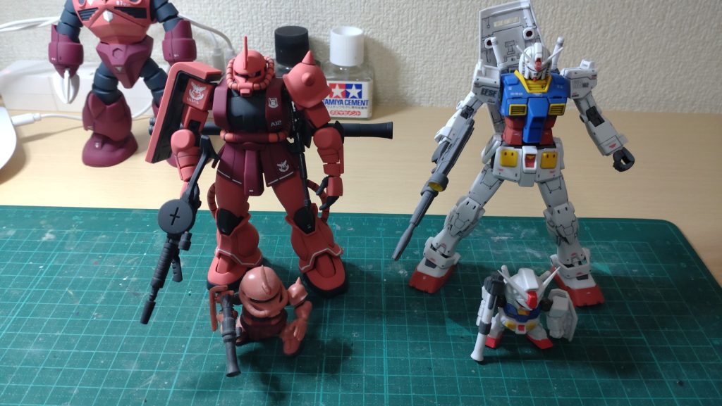 きっかけは発掘されたガシャポン戦士なんですけどね。