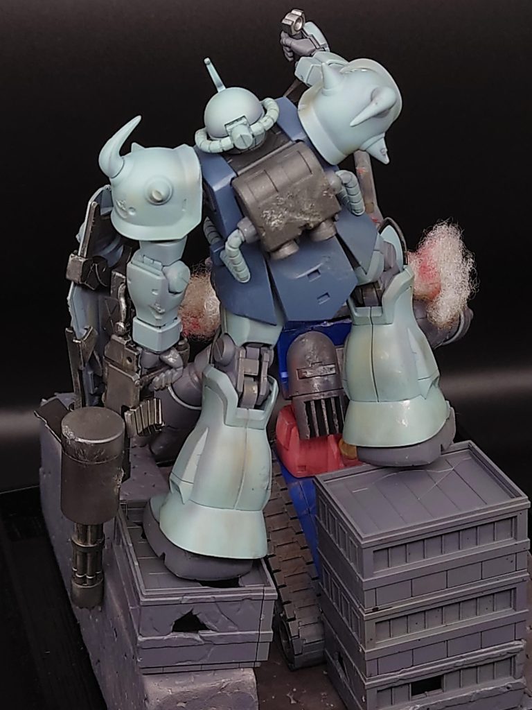 ノリスのグフカスタム 圧倒的な強さが際立つ名シーンですよね~