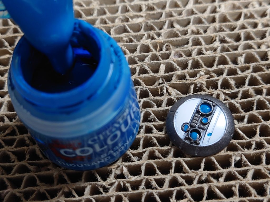 スコープのレドームは、シタデルカラー筆塗り追加で対応しました