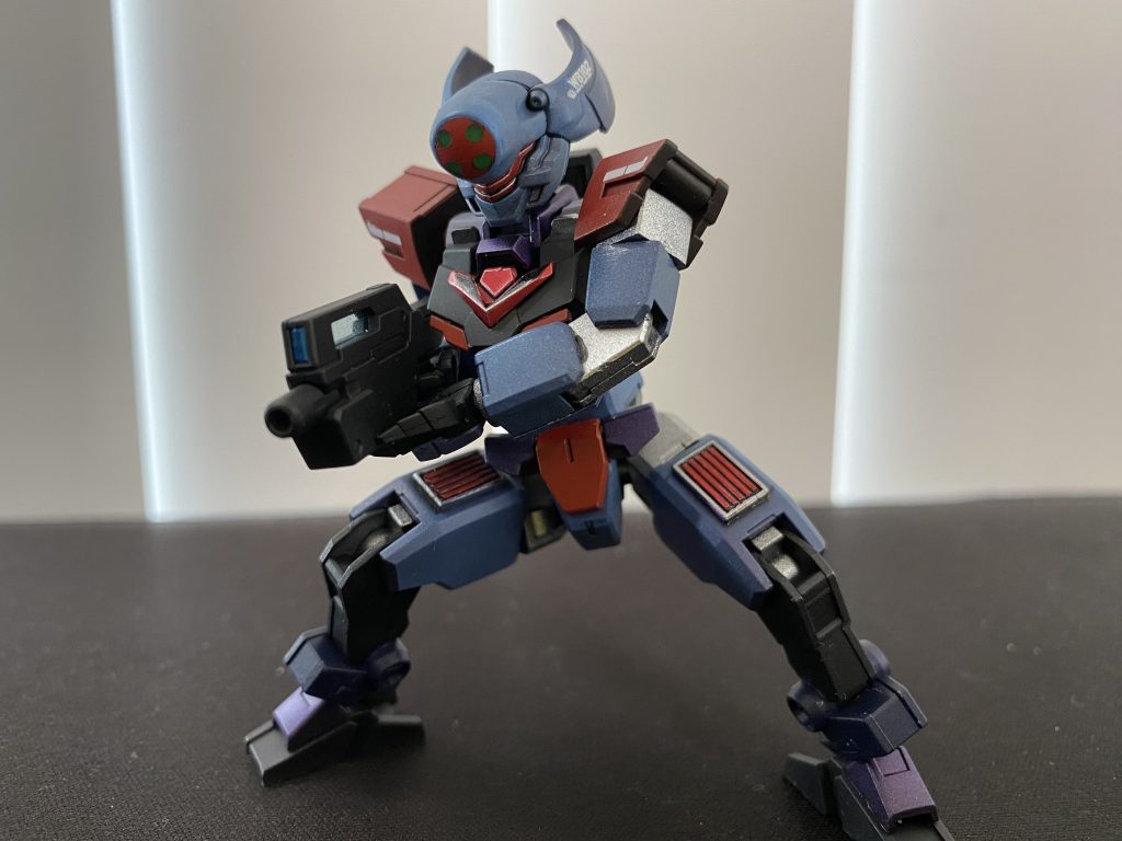 コアガンダムのボディを使っているので拡張性が高いので、後々いろいろな武装も装備したいとおもいます。