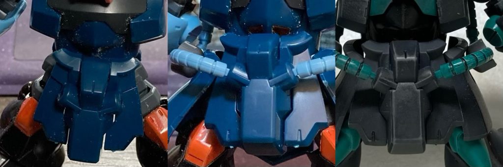 胴体はHGのパーツ流用だが上手くまとまったと思ってる。