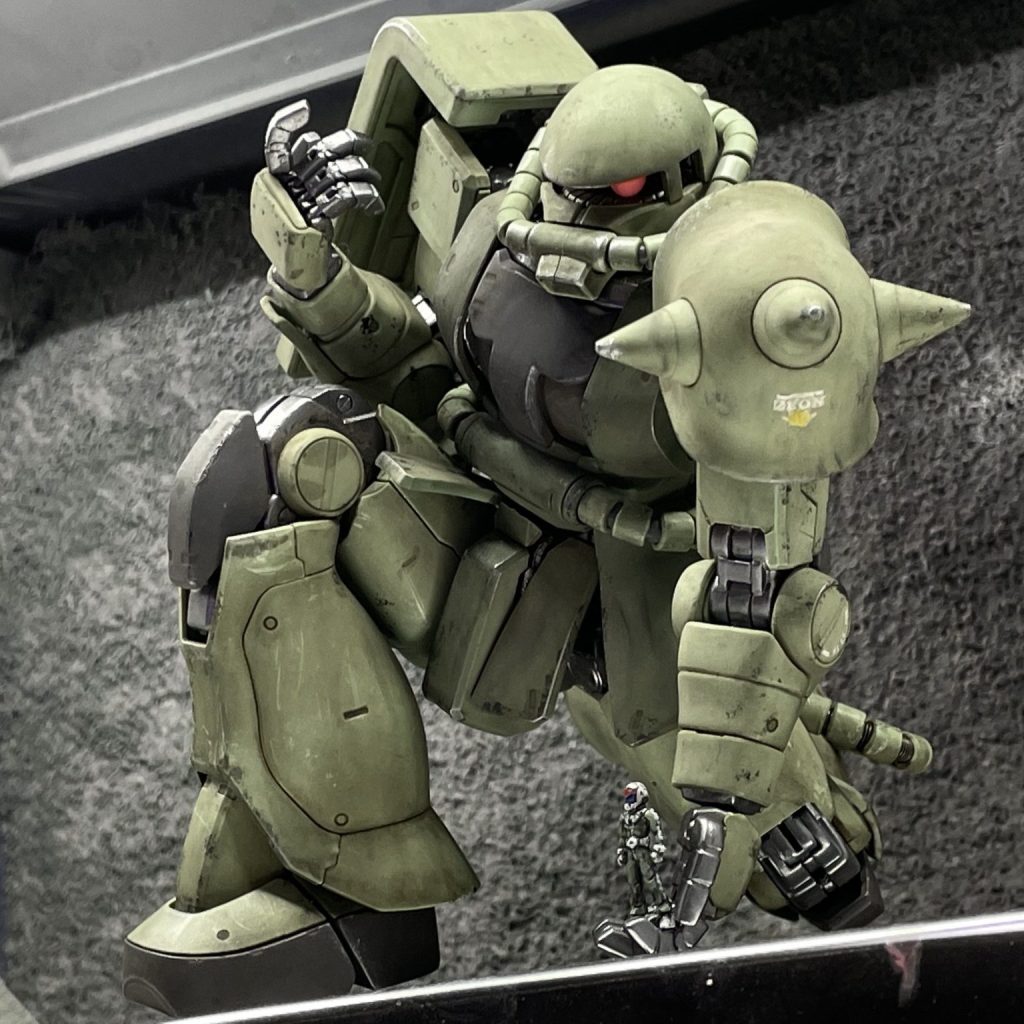 MGザクVer2.0改修 MS-05L ザクスナイパー 塗装済完成品