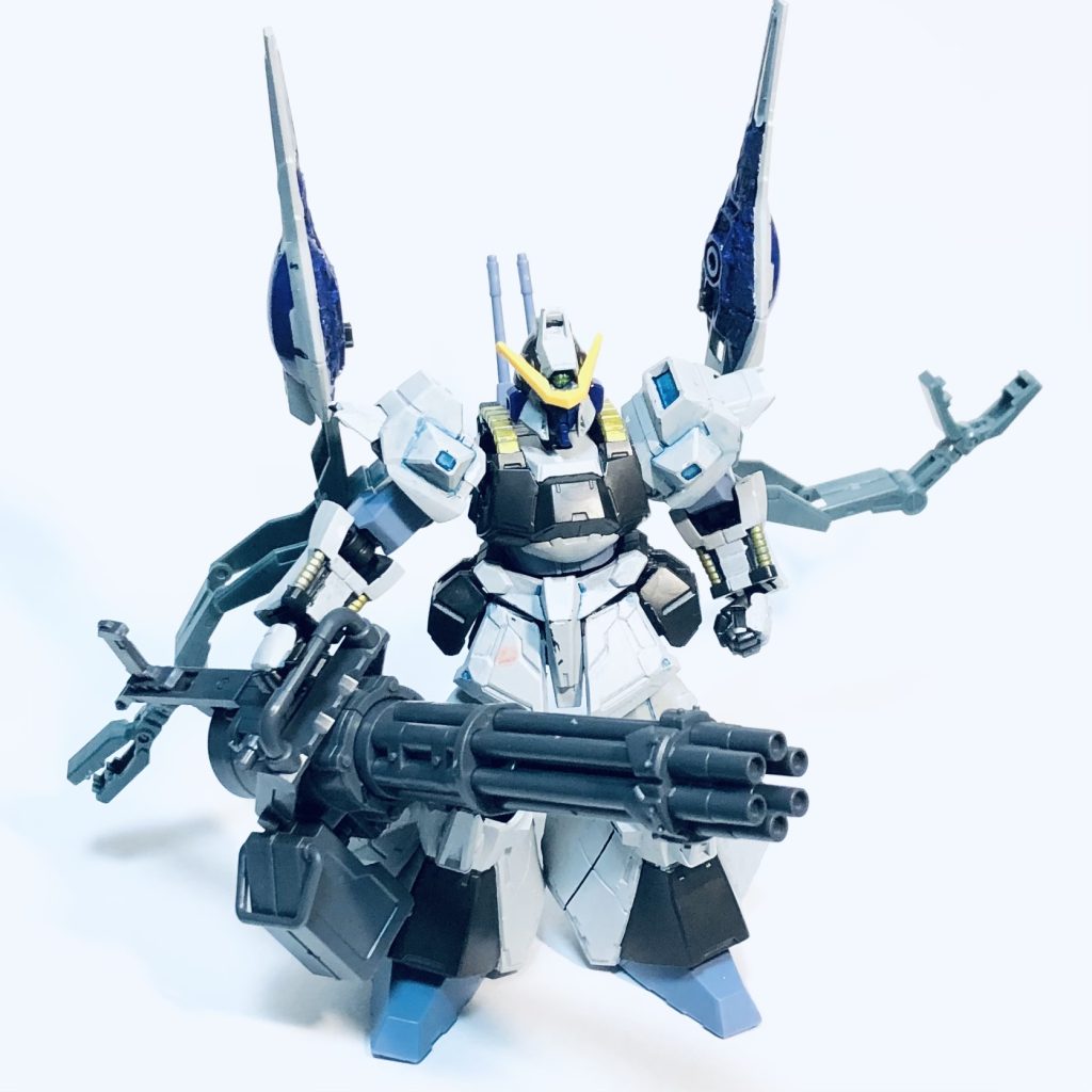 Gフレーム リックディアスを改造してつくった、ビルドガンマガンダムです「やっぱりガンダムです！通してください！」