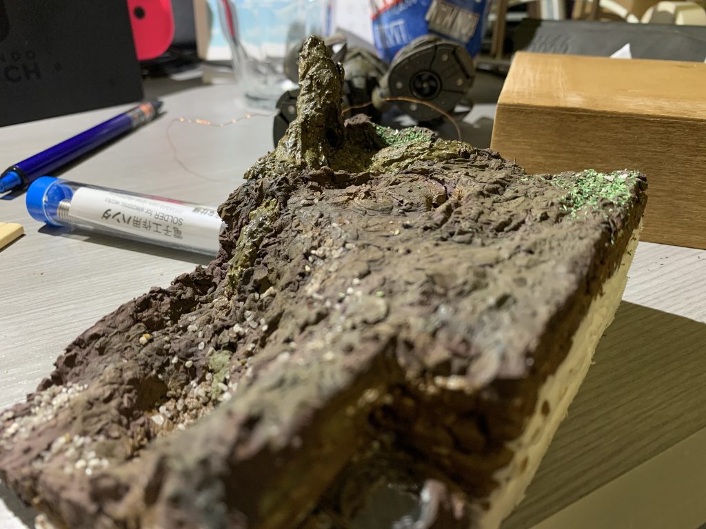 地面もいい感じにまとまりました。