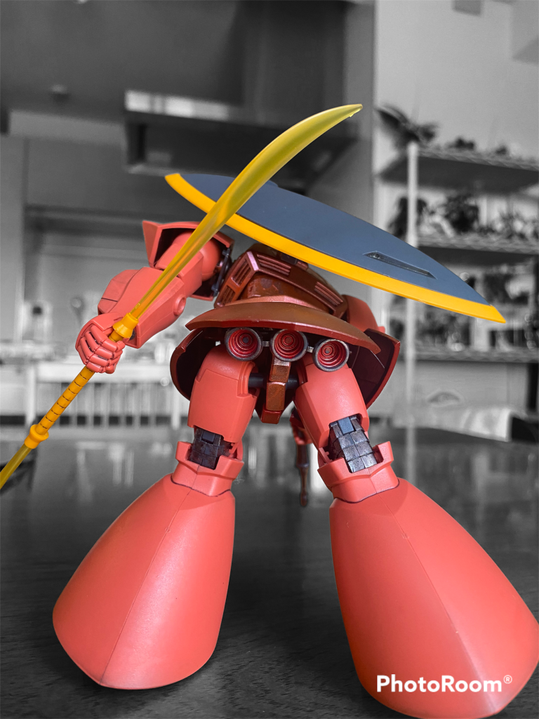 バーニアも少し塗装。