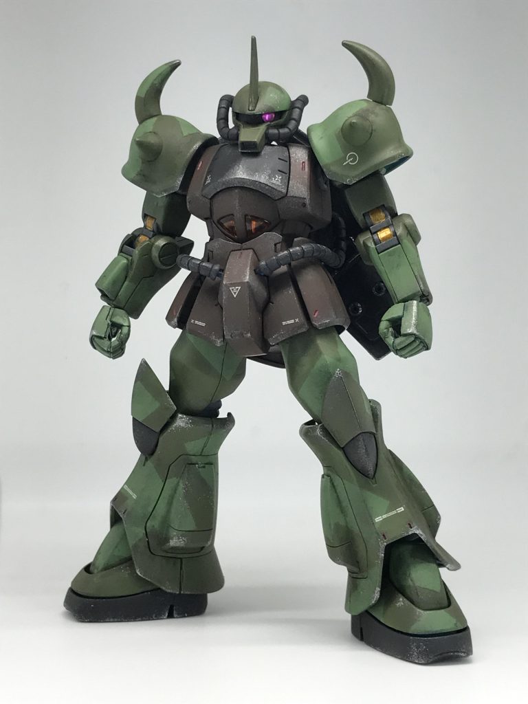 ウェザリング第一段階正直この状態でやめとけばよかったと少し後悔してますグフ「私はあと2回変身を残しています🙄」