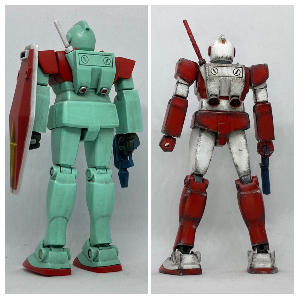 旧キット ジム 1/144 改修2–3枚目/制作者：kennyfm911