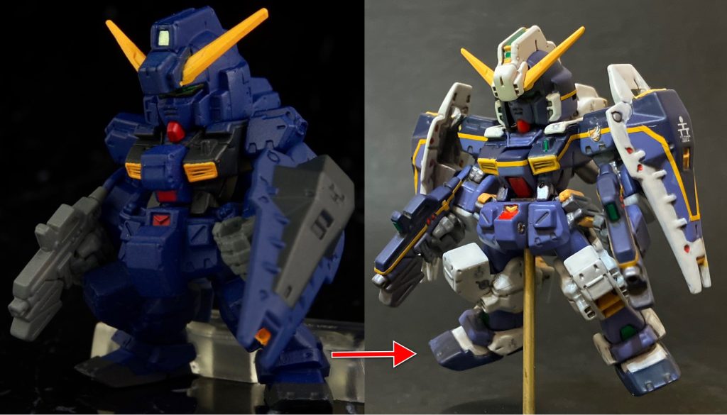 コンバージ　ガンダムTR-1 ヘイズル1号機（T3カラー）–9枚目/制作者：いしゅと【I.S.T.works】