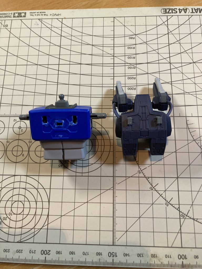 バックパックはガンダムMK-Ⅱ、ver2から流用。