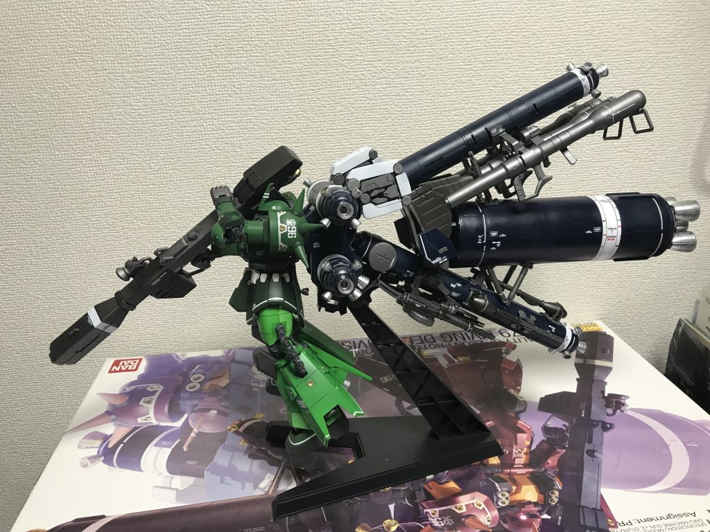 真ん中の極太プロペラントを短く改修しました。