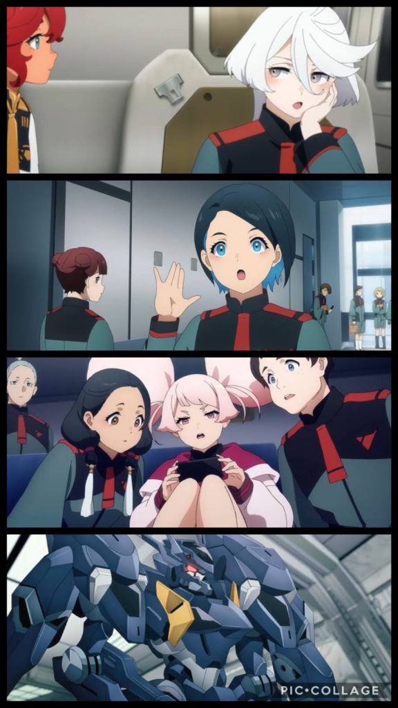 チュチュ「やるうー！さっすがミカ姉だぜ！」ミオリネ「でも、どこからこの情報を？」ニカ「あ、ある情報筋から...ね。ﾆｺｯ」ミオリネ「ふーん....。」ニカ「(シャディクからって言えないわ...。)」チュチュ「なあ、このMSの動き、距離を開けられたらヤバいぜ。遠距離からどんどん仕掛けてくる感じだぜ。」スレッタ「大丈夫です！エアリアルは負けません！」ミオリネ「なんなの、アンタのその根拠の無い自信は....。」スレッタ「進めばふたつ、です！」ミオリネ「ハア....。アンタが鬱陶しいって言われたのには共感するわ...。話を戻すけど、エアリアルは、このMSに対抗する機動力が無いわ。」ニカ「じゃあ.....作っちゃおっか？」ミオリネ「え？」ニカ「機動力が無いなら、ブースター作っちゃえばいいよ。」ミオリネ「そんな簡単に...。」スレッタ「え？え？つ、作れるんですかあ？」チュチュ「アアアア！？ニカ姉舐めんなよ！？」スレッタ「ヒェっ！」チュチュ「ニカ姉が作れる、って言ってるんだから作れるんだよ！」スレッタ「ごごごご、ごめんなさいー！！」ニカ「うふふ、実はね、ネットで先日こんなもの見つけちゃって。」ミオリネ「え...コレって！？」ニカ「コレね、ミラソウル製ブースター！お値段なんと780円なの。コレを手に入れたら解決するわ。」ミオリネ「でも発売前ね。」ニカ「そうねー。なんとかならないかな、エアリアルの平手も付いてお得なんだけど。」