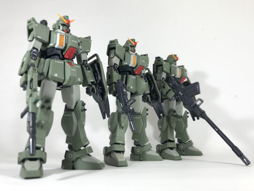 次回作は陸ジムを使って第2小隊を作ってみたいですね〜 