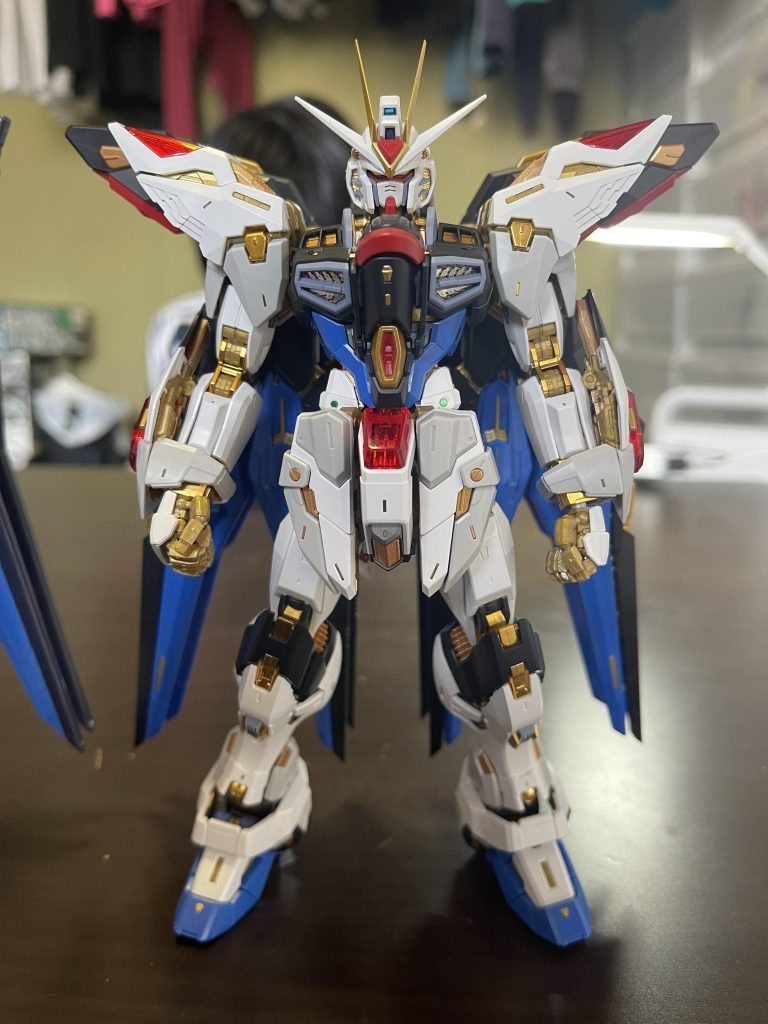 MGEXストライクフリーダム(レール砲付け忘れた)アレンジが凄いですね