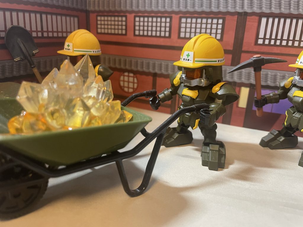 同じく某100均より荷運び担当