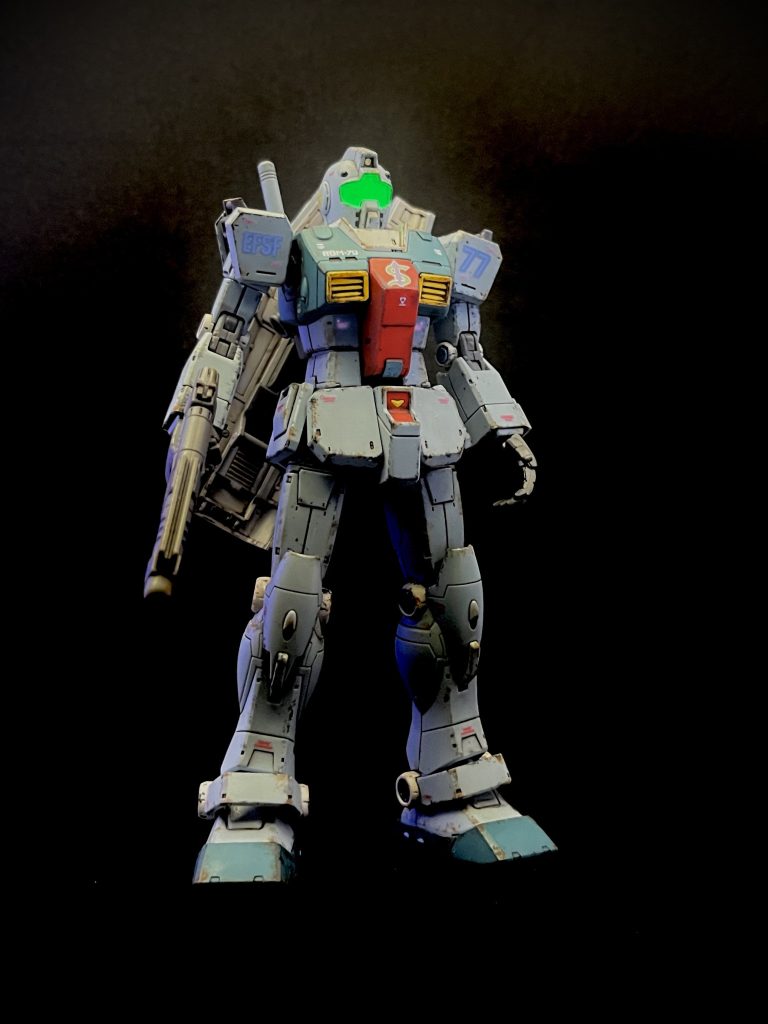 HG 1/144 ジム[スレッガー搭乗機］–2枚目/制作者：@deguichi_one