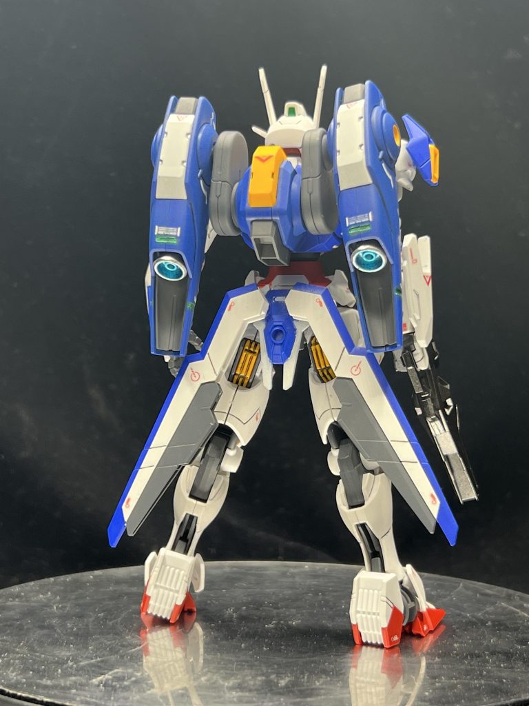 バックショットがお気に入りアームはグレー、真ん中のグレーは白で塗り分け