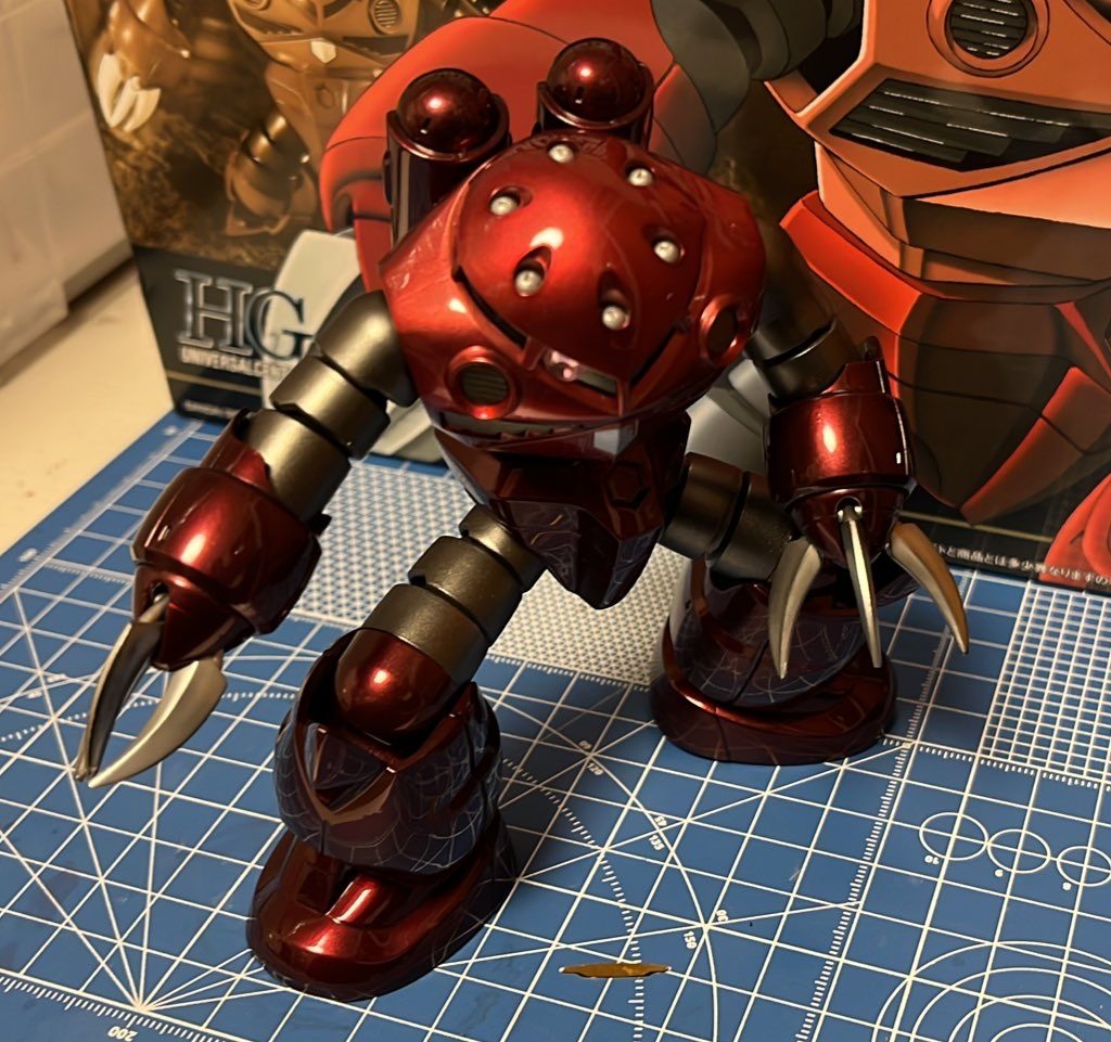 HGUC シャア専用ズゴック　オリジン版風キャンディ塗装–2枚目/制作者：ootoro