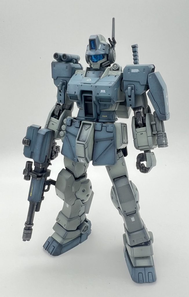 もとのグリーンカラーも良かったので迷ったのですが、せっかくなので先に投稿したNT-2と小隊を組ませてみようと思い、ロービジ風のカラーに統一しています。