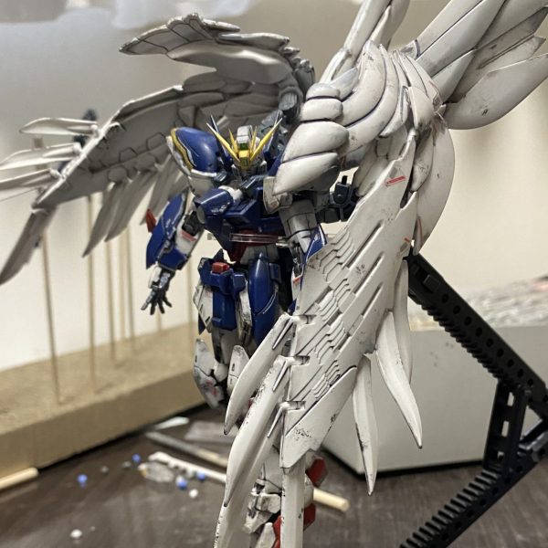 ウイングガンダムゼロ(EW) ウェザリングしてみた