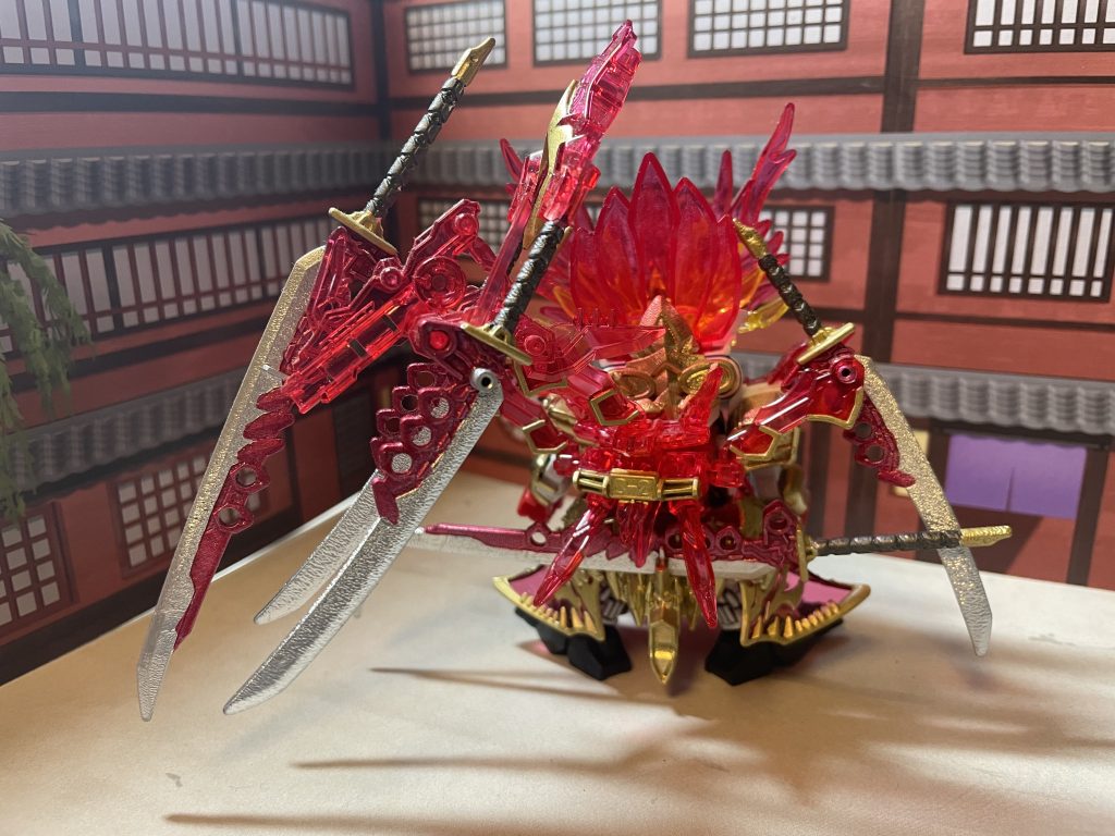 後ろ姿。複数買うとレッドドラゴンになるかも！大人の力案件ですね。