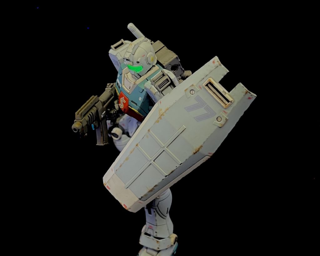 HG 1/144 ジム[スレッガー搭乗機］–3枚目/制作者：@deguichi_one