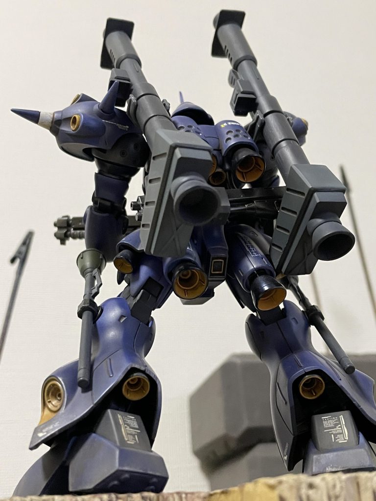 バーニア内部は頑張って塗装しました😅