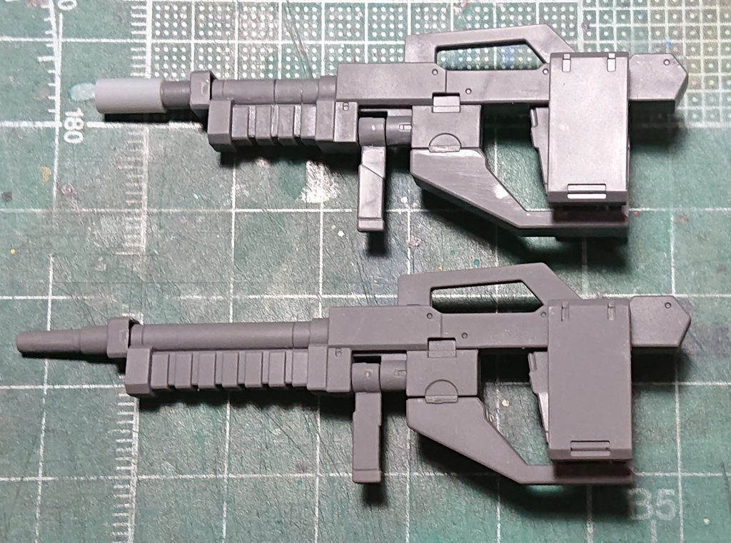 ライフルの長さ比較。