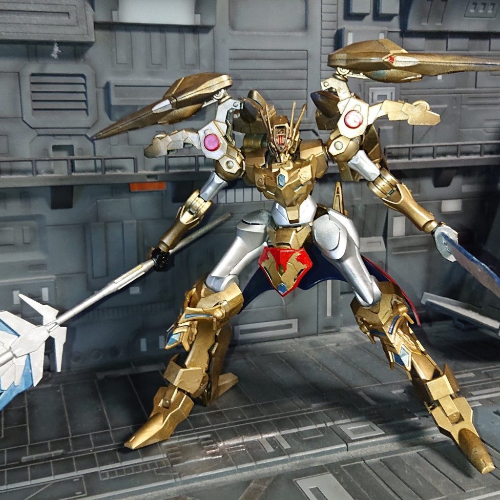 黄金騎士ファラクト|アレスさんのガンプラ作品|GUNSTA(ガンスタ)