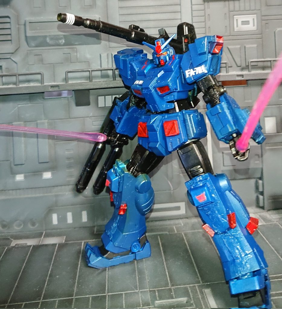 フルアーマーガンダム（サンボル版ベースUO青カラー）–8枚目/制作者：アレス