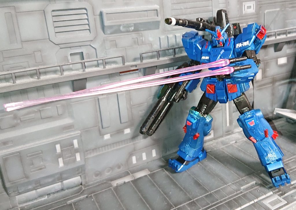 フルアーマーガンダム（サンボル版ベースUO青カラー）–6枚目/制作者：アレス