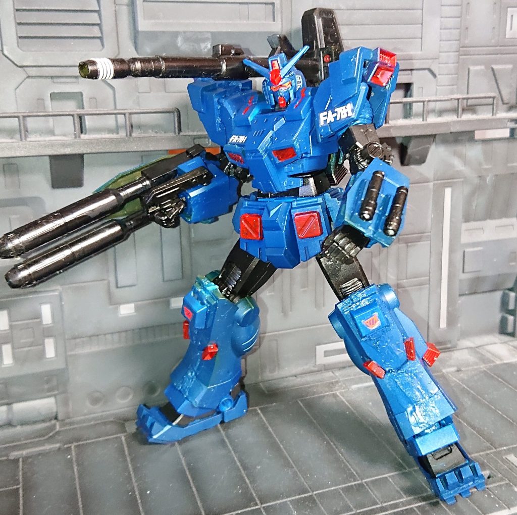 フルアーマーガンダム（サンボル版ベースUO青カラー）–3枚目/制作者：アレス