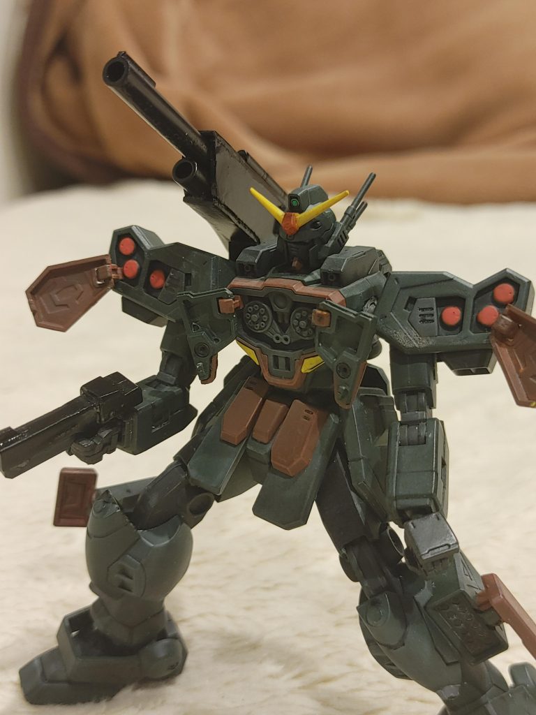 もちろんフルバーストも(／。＼)撮影中に背部のキャノンが1本折れた(／。＼)