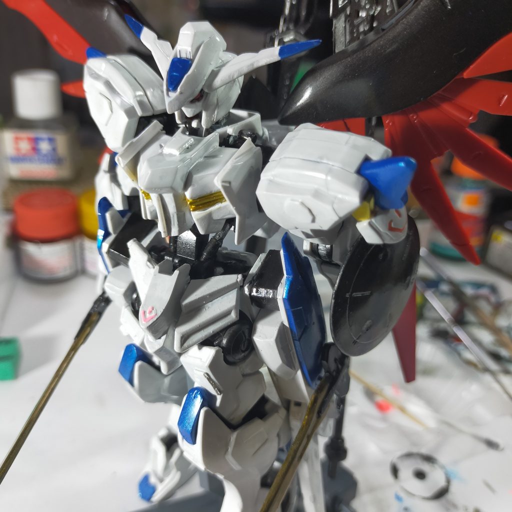 作成中。ウォッシングやヌーベルパステルを使う前の一枚。ここでやめるか迷っている所。