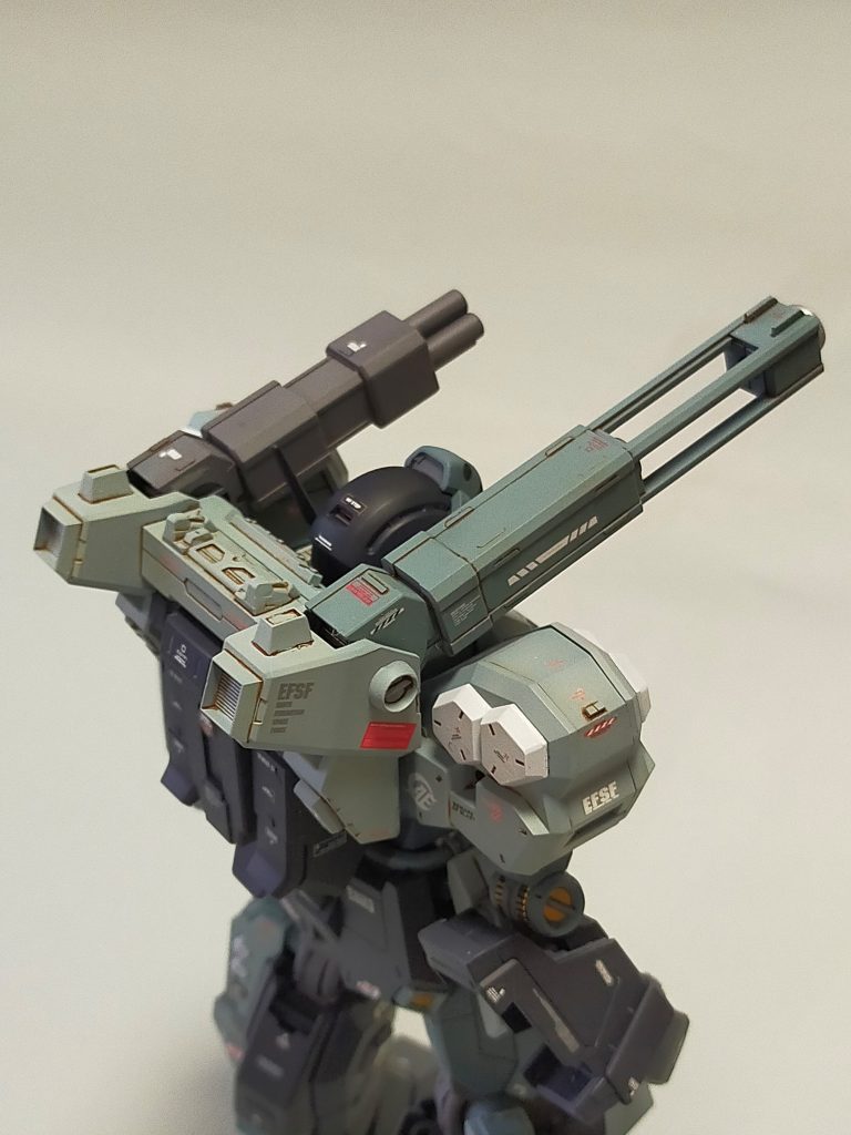 キャノン部がアッサリしていたので追加ディティール