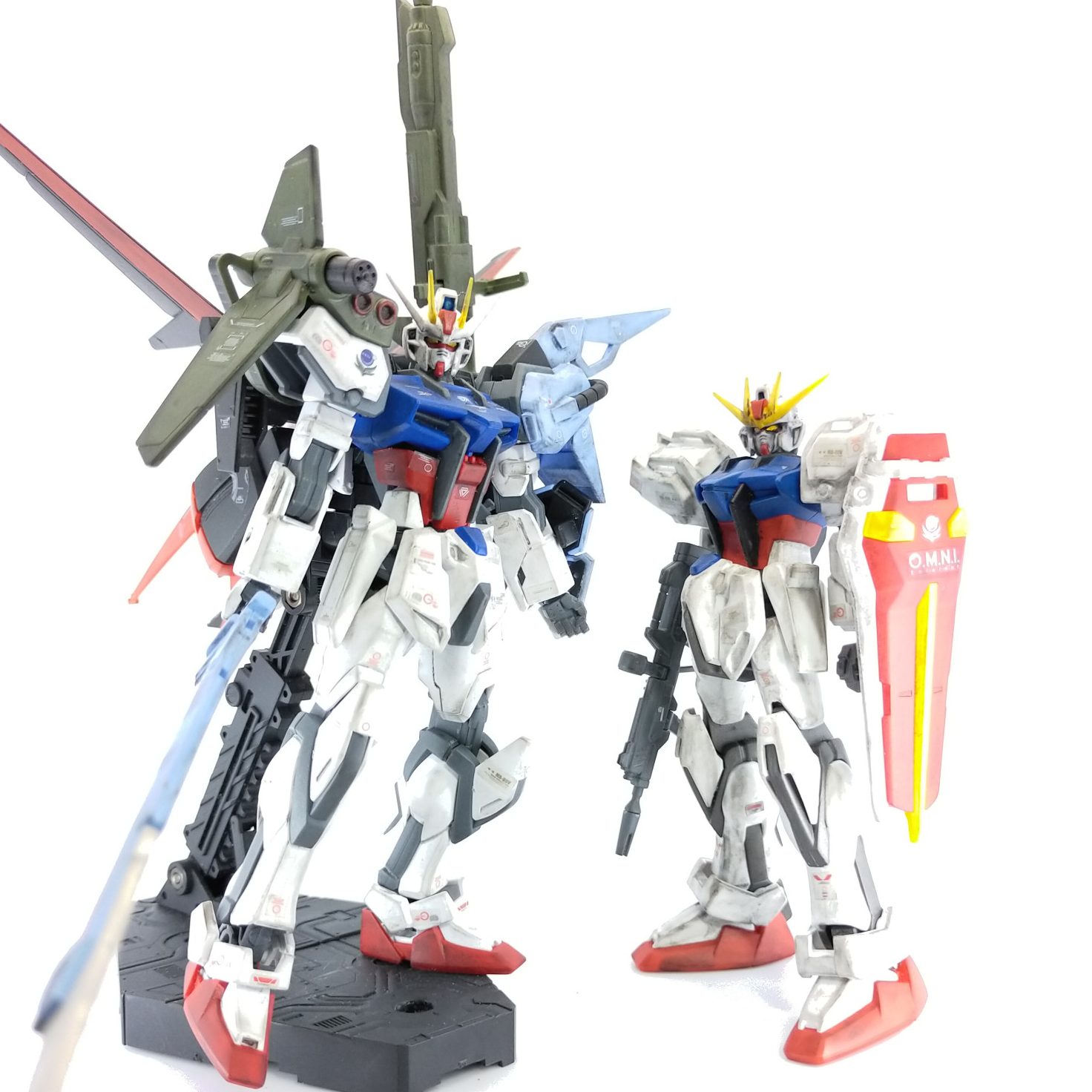 エントリーグレード ストライクガンダム ＋ HG R17 パーフェクト