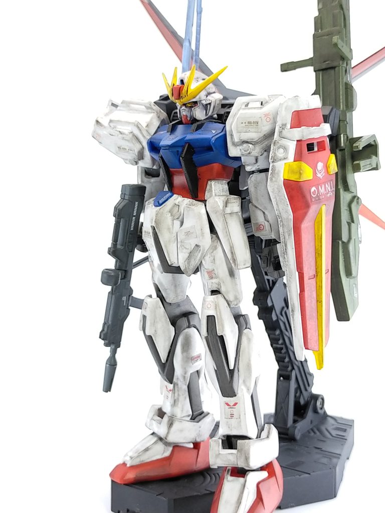 肩アーマーEGから外せなくなったのでバックパックのみを装着。