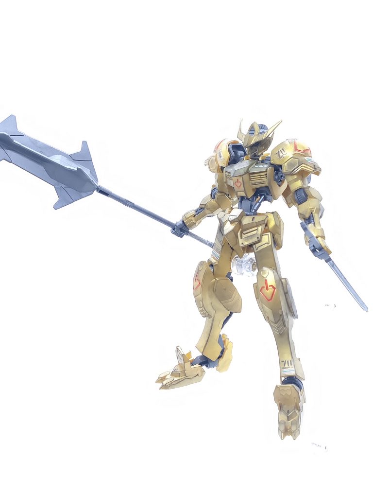 ガンダムバルバトス「ゴールドインジェクションカラー」–5枚目/制作者：かえる