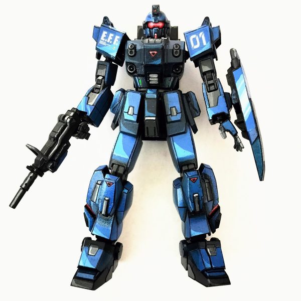 ＨＧブルーディスティニー１号機  イラスト風塗装