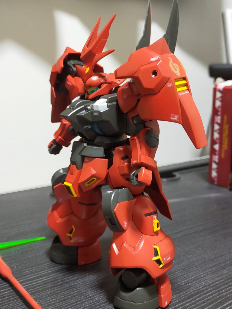 掘り直しと墨入れ、デカールを