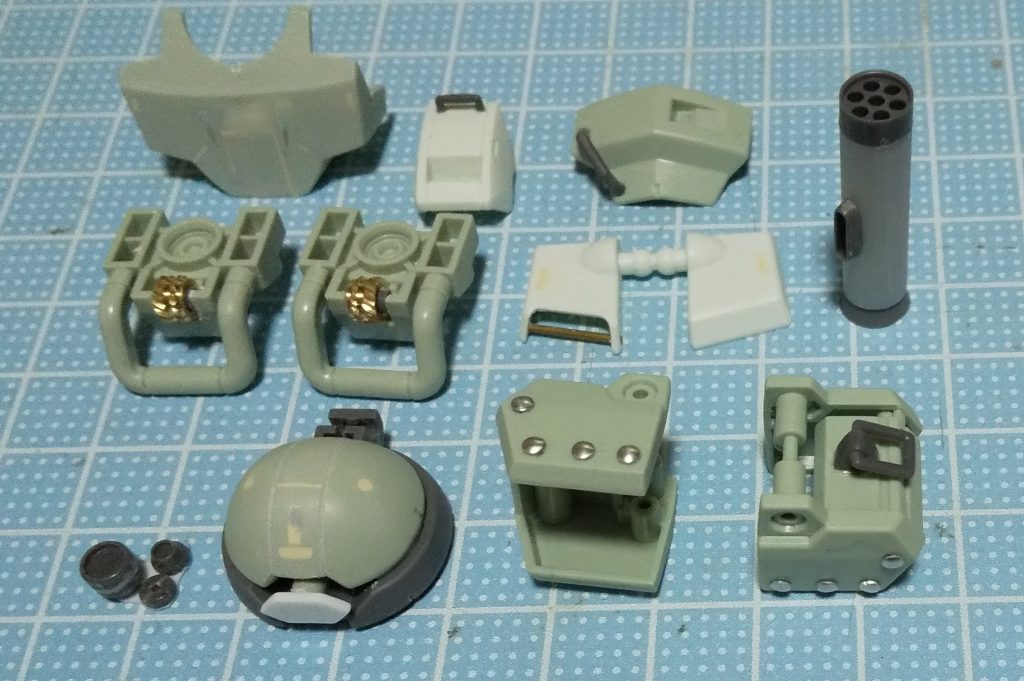 塗装前の改造ヵ所(全部ではない)