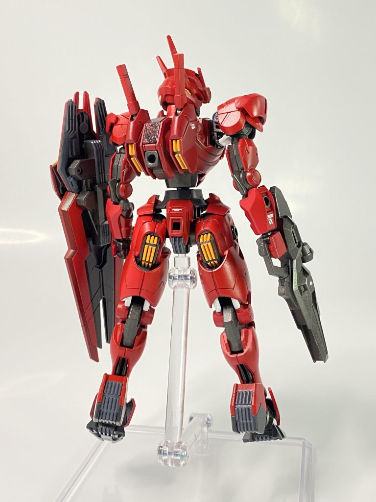 HGガンダムエアリアル Blood Red .ver–5枚目/制作者：一之瀬パズひこ（@pazuhiko_1）