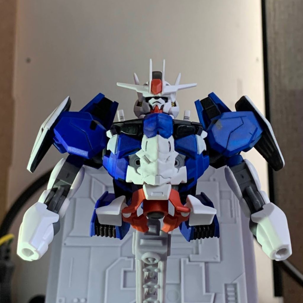 水星の魔女11話にちらっと出てきた画像を見て作ったので上半身のみ。「なんちゃって再現」で申し訳ありません!