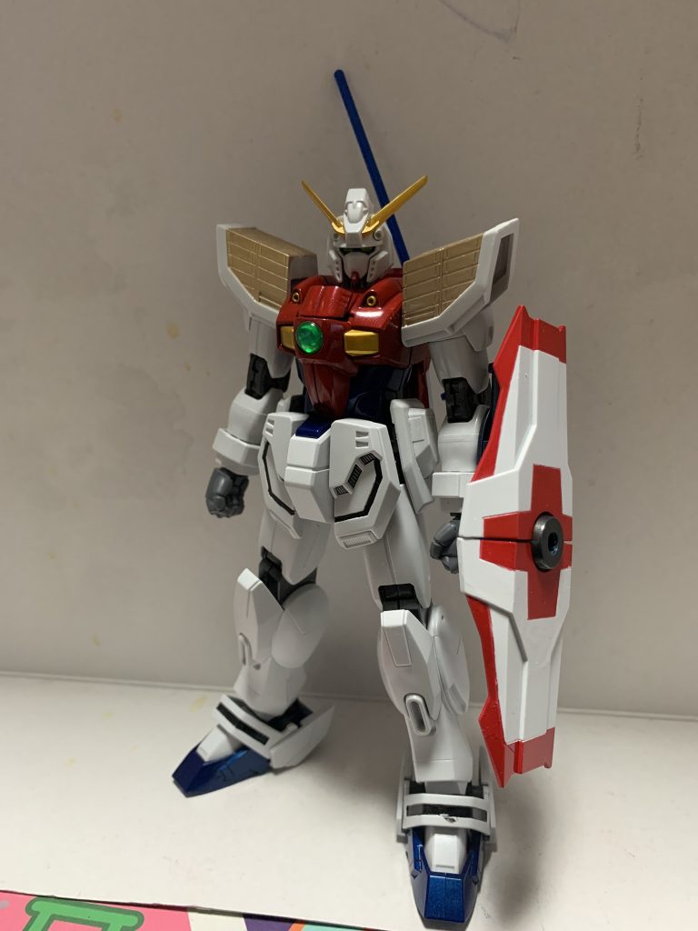 旧キット　１／１００　ライジングガンダム–3枚目/制作者：素組マイスター【エアブラシデビュー★】