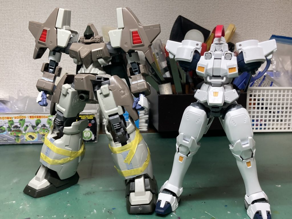 ウイング系では大柄であるトールギスより大きくなりました。