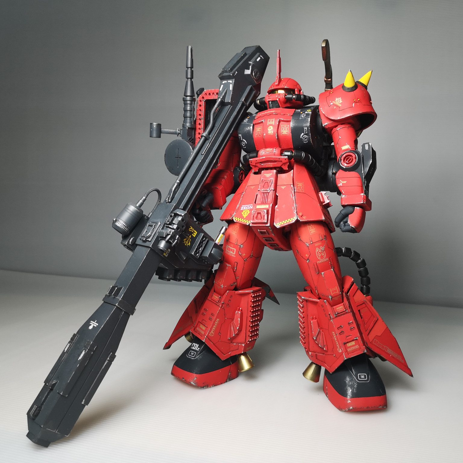 旧キット☆1／60☆ジョニーライデンザク塗装済完成品 - プラモデル