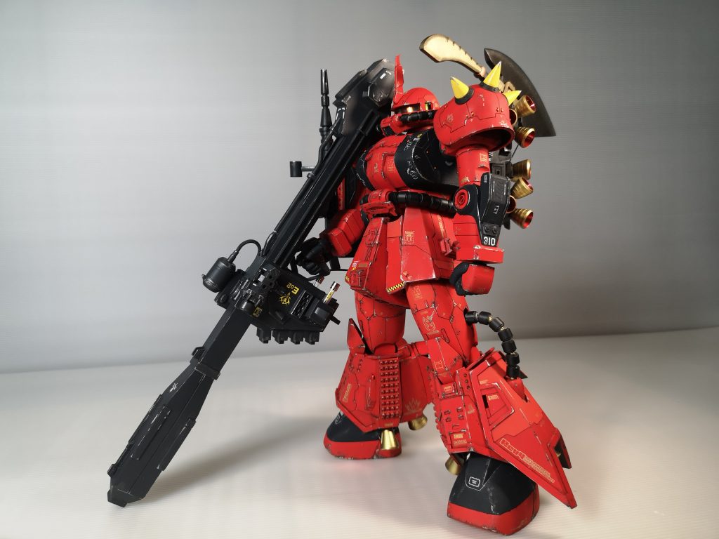 旧キット1/60 MS-06R-2ジョニーライデン少佐機–2枚目/制作者：@nono836